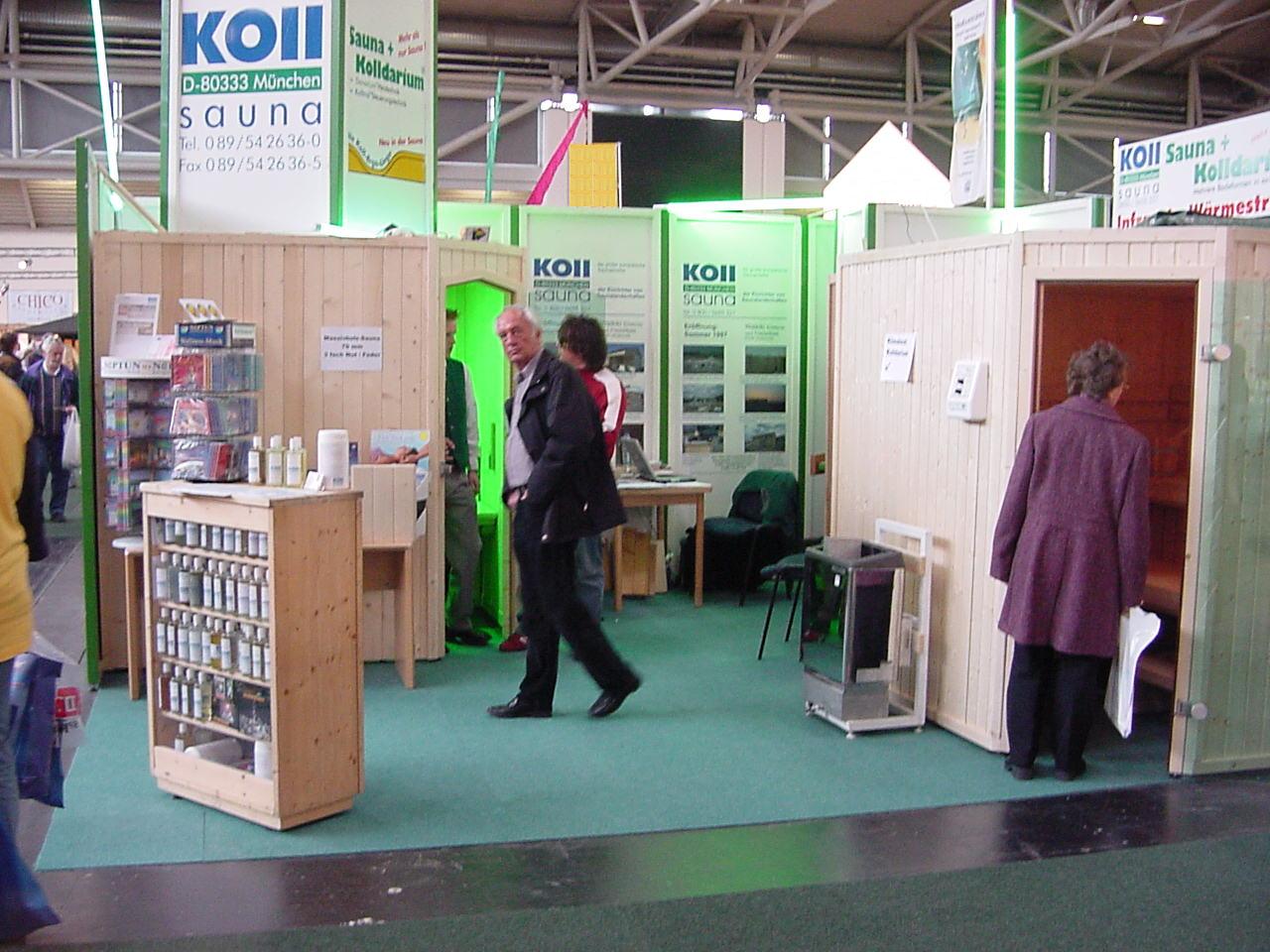 Koll Saunabau der Saunahersteller in der Halle Mnsterland in Mnster Westfalen