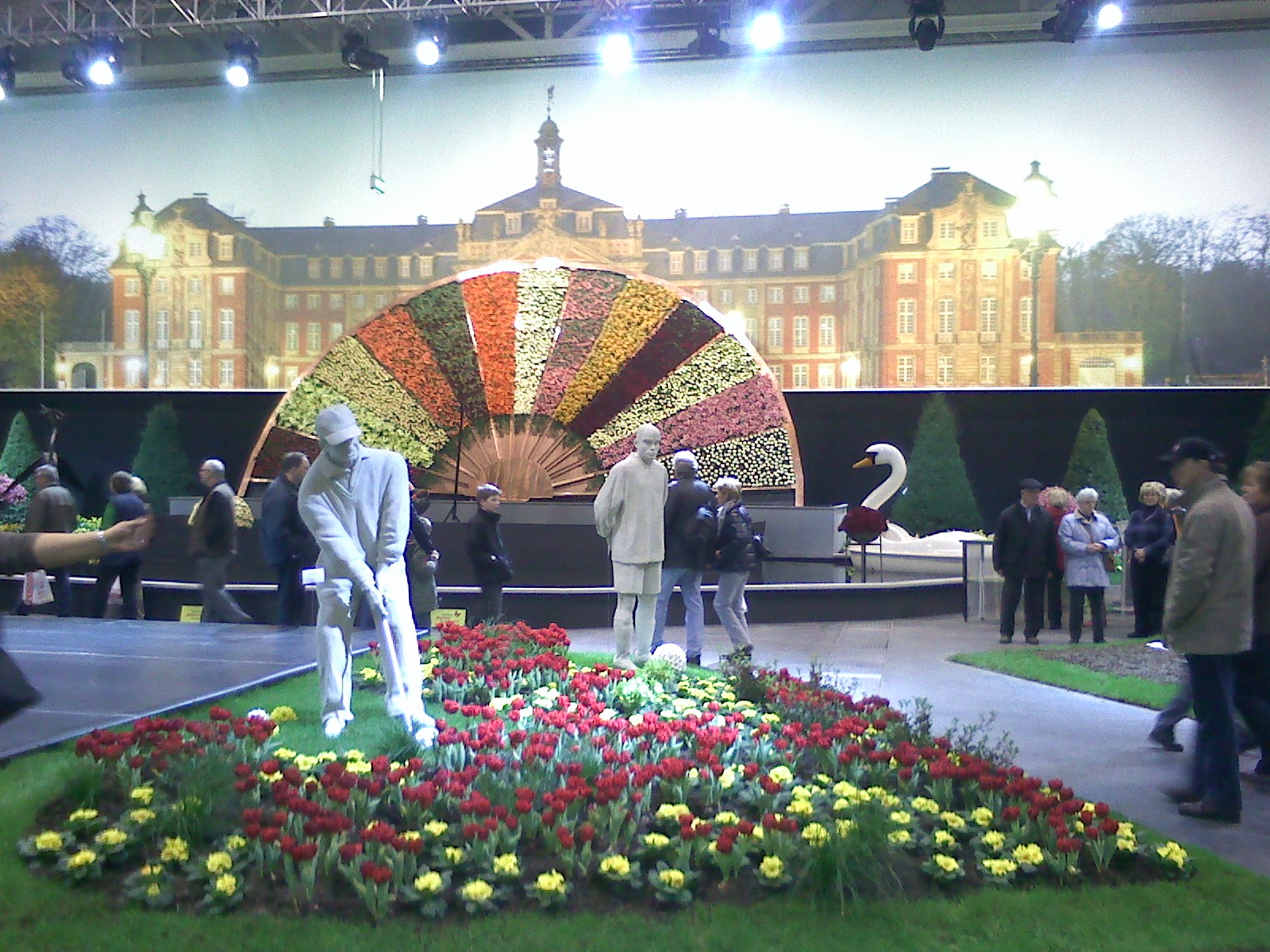 Halle M�nsterland FBF Fr�hling Blumen Freizeit 2010 Blumenhalle